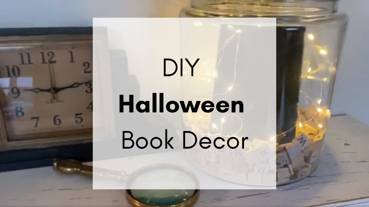 How to Style Your Bookshelves With Creepy Halloween Houseplants